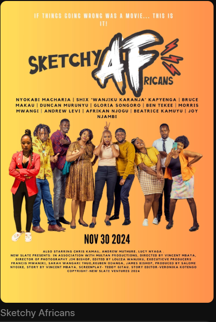 An image of the Sketchy Africans Kenyan movie poster