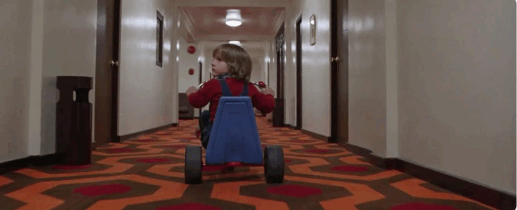 a screenshot of a location in the shining film