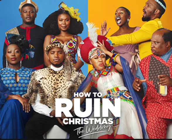a screenshot of how to ruin christmas movie poster