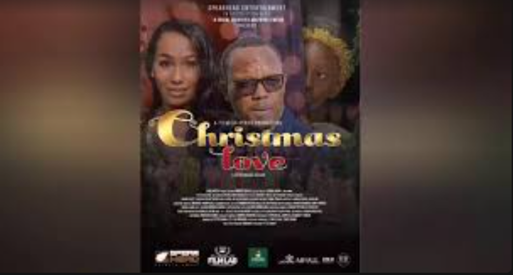a screenshot of christmas love movie poster