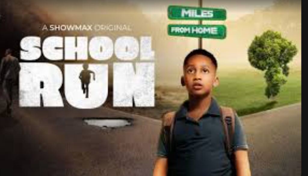 a screenshot of school run poster